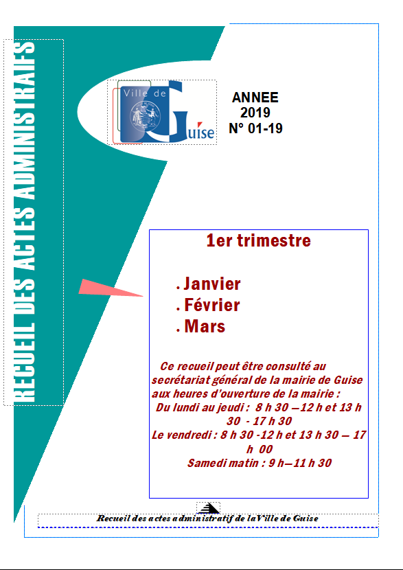 Recueil actes