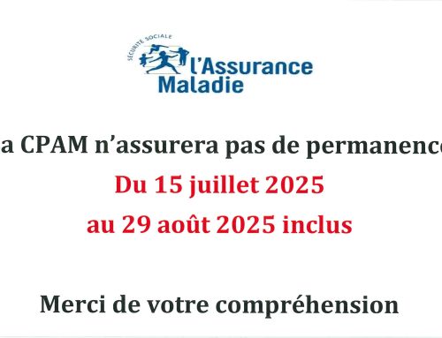 Information – Permanence de la CPAM