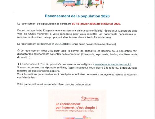Information – Recensement de la population 2026