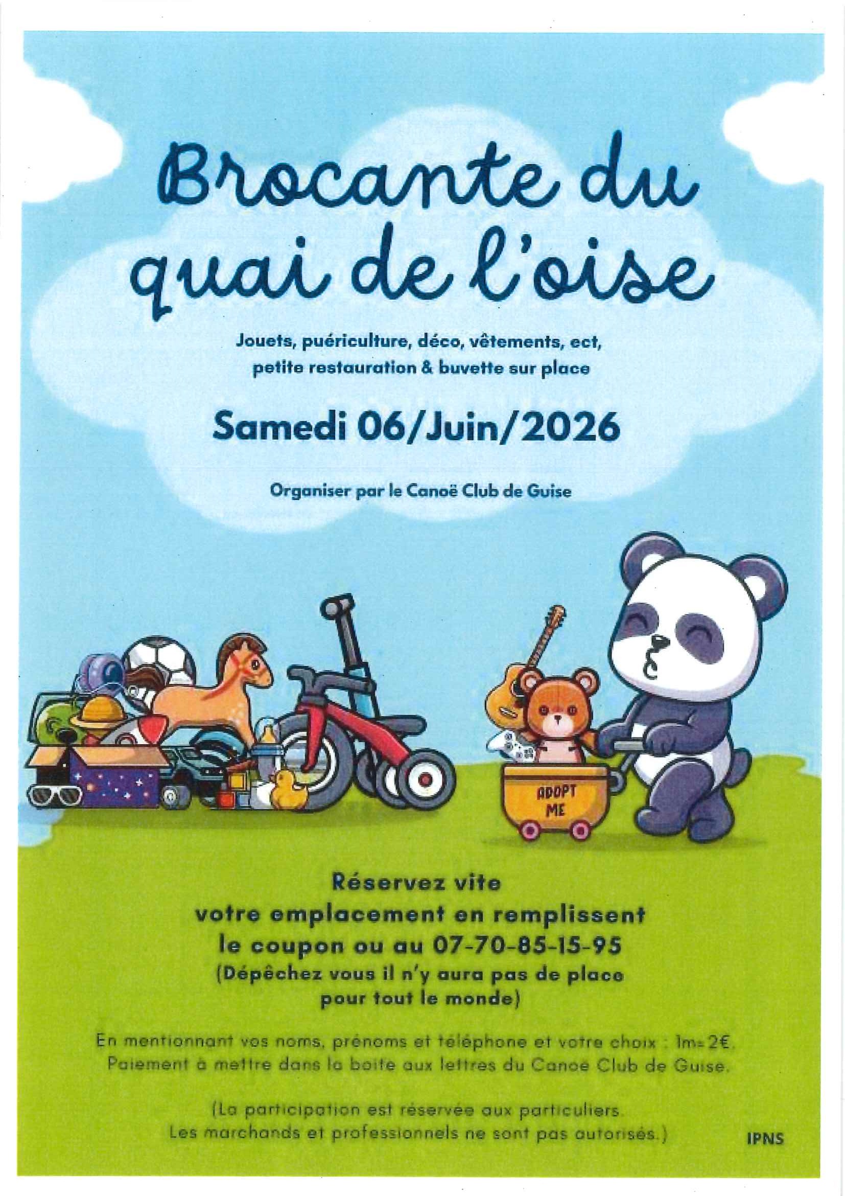 Brocante, samedi 06 juin