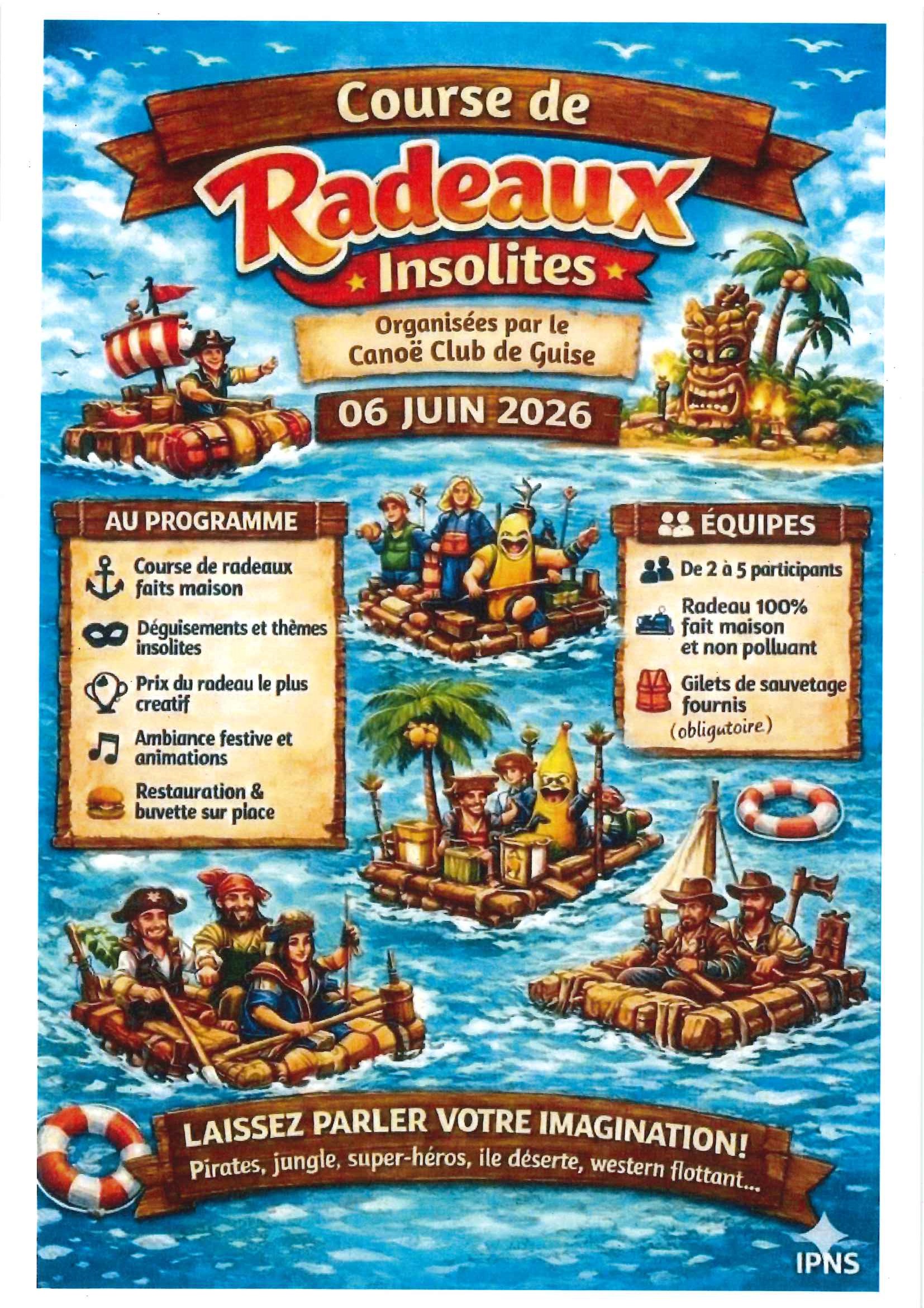 Course de radeaux, samedi 06 juin