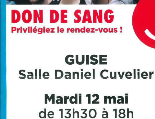 Information – Don de sang, mardi 12 mai 2026
