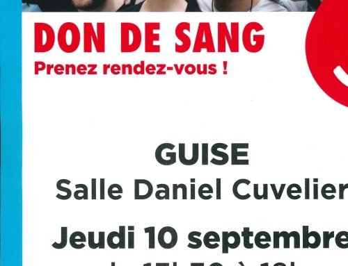 Information – Don de sang, jeudi 10 septembre 2026