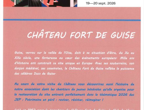 Château fort de Guise – Journées européennes du patrimoine, 19 & 20 septembre 2026