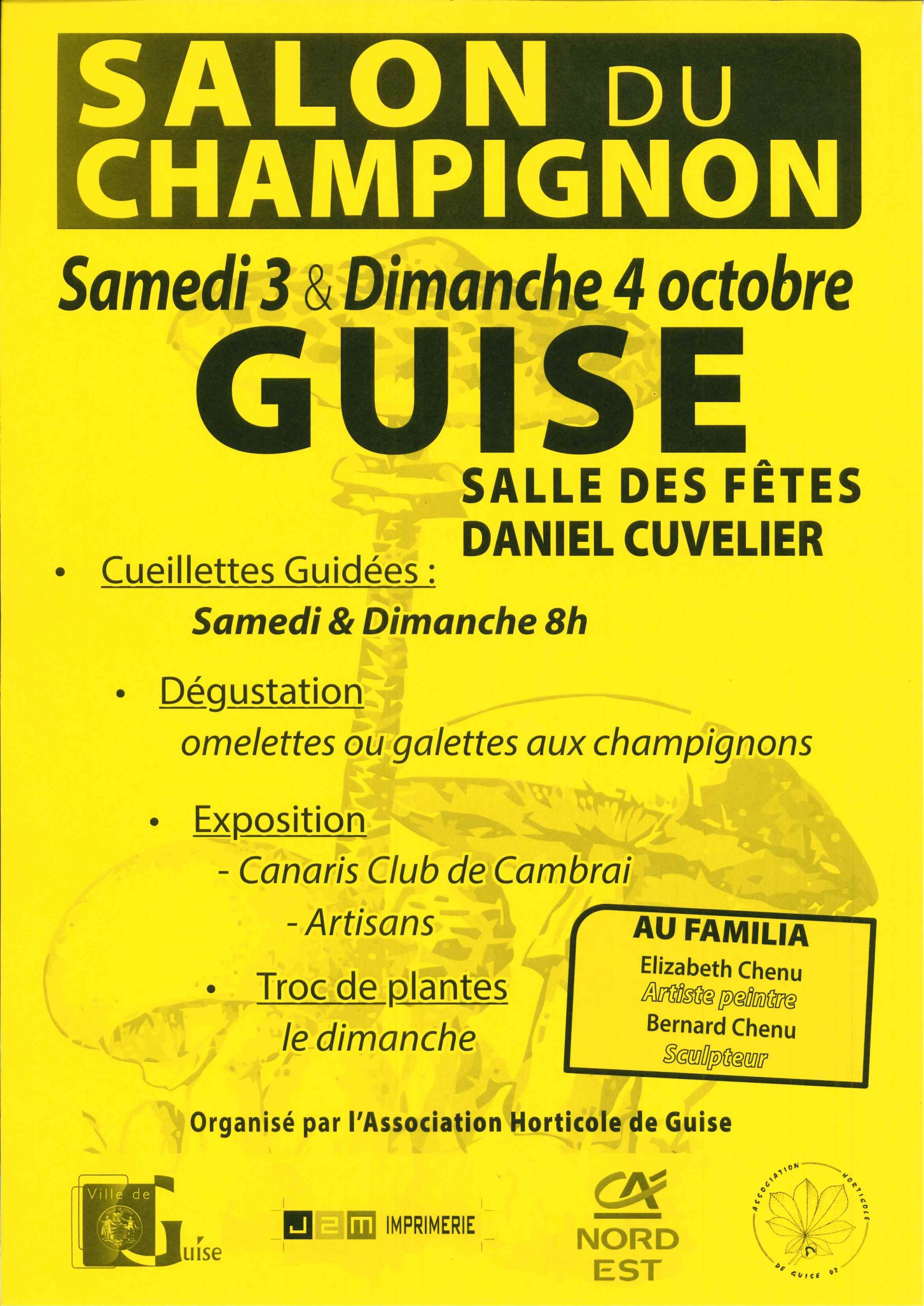 Salon du Champignon 3 et 4 octobre