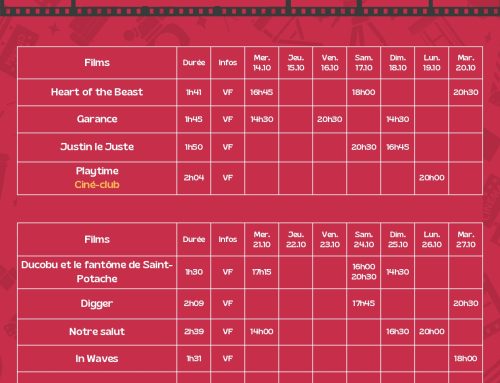 Cinéma – Programme du 14 au 27 octobre 2026